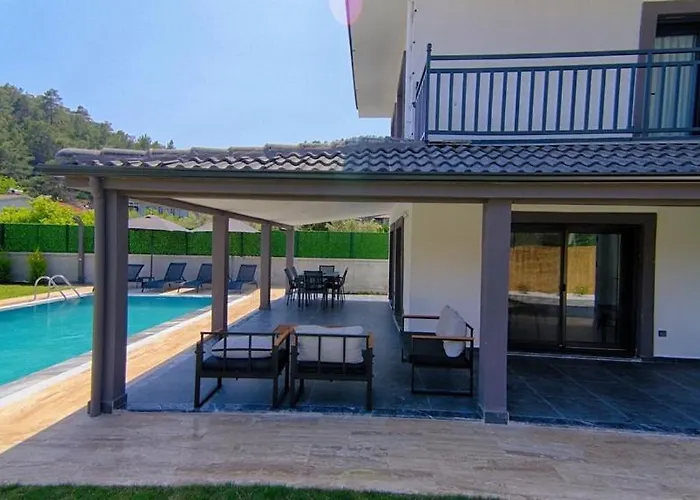 Detached With Private Pool In Inlice, Gocek ヴィラ *