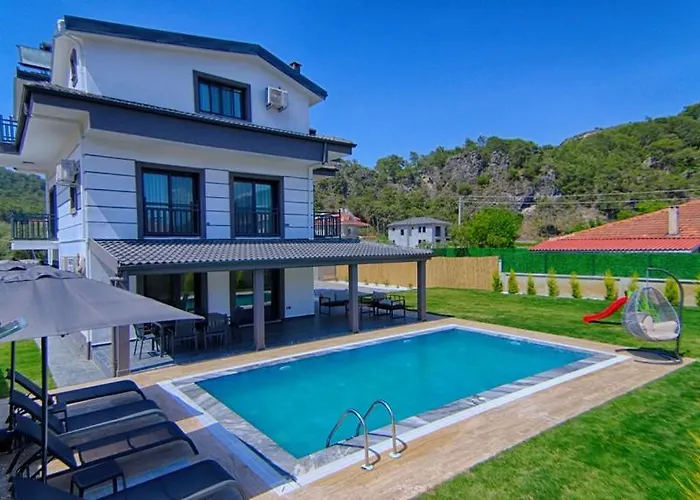Villa Detached With Private Pool In Inlice, Gocek